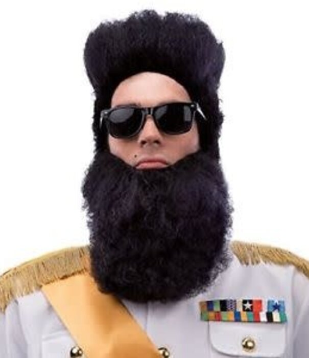 dictator pruik en baard