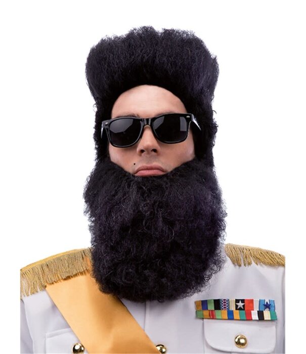 dictator pruik en baard