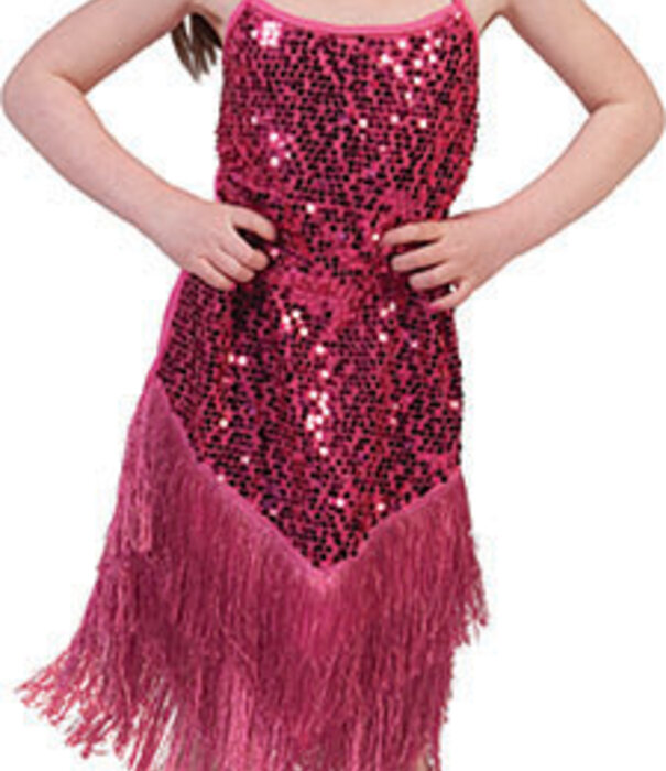 Glitter dress pink m