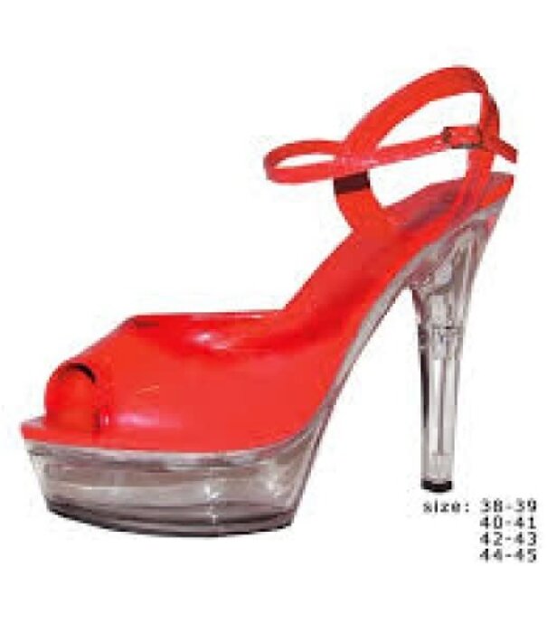 Stilleto rood  maat 40-41