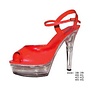 Stilleto rood  maat 40-41