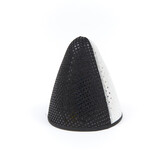 chapeau clown argent noir paillettes