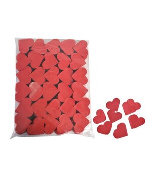 confetti rood hartjes 1 kg