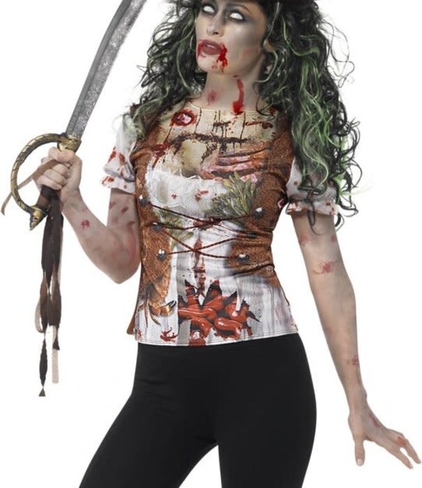 Zombie Pirate Wench T-shirt