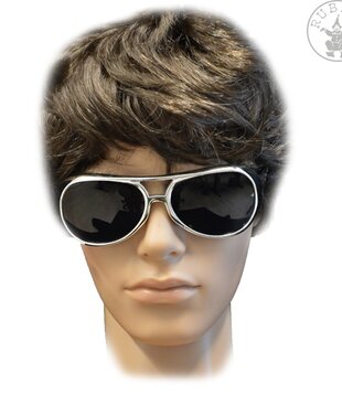Rock 'n roll glasses silver