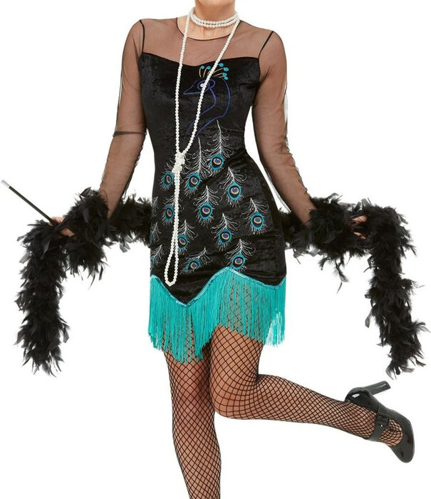 Smiffys Peacock Flapper des années 20