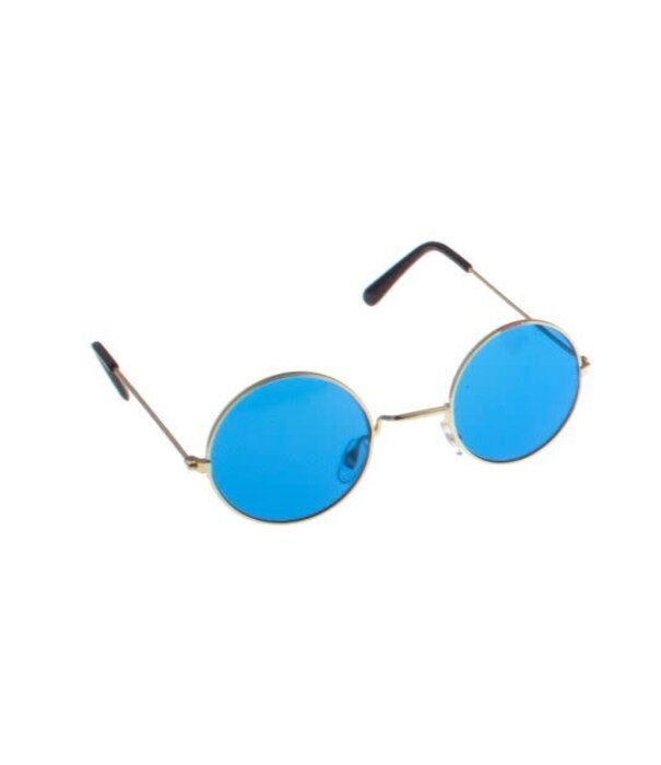 Funny Fashion Hippie bril blauw