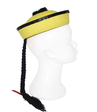 chapeau chinois jaune