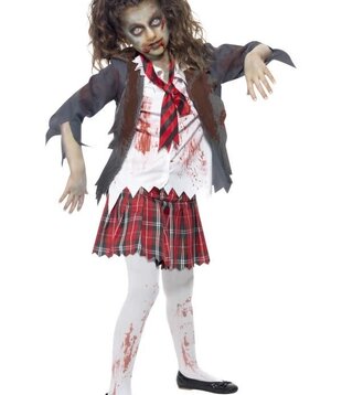 Zombie school girl