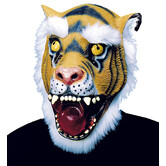 MASQUE DE TIGRE AVEC CHEVEUX EN PELUCHE