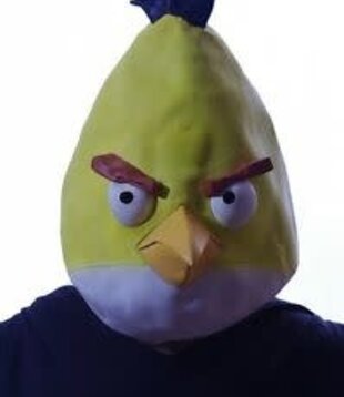 Angry bird mask Yellow