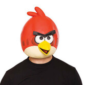 masque rouge oiseau en colère