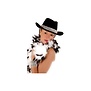 chapeau de cow-boy strass noir