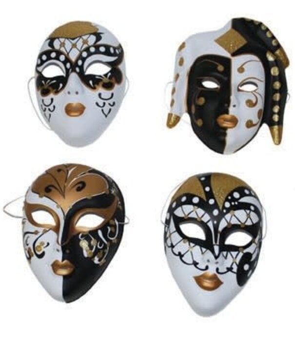 painted mask glitter assorted (1 piece)