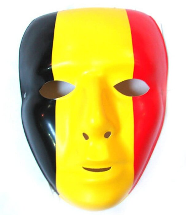 masque tricolore belge