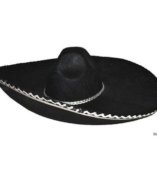 chapeau mexicain noir