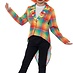 Neon Tartan Clown Tailcoat S