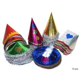 party hat metallic small