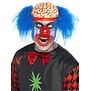 scalped clown wig pruik met neus