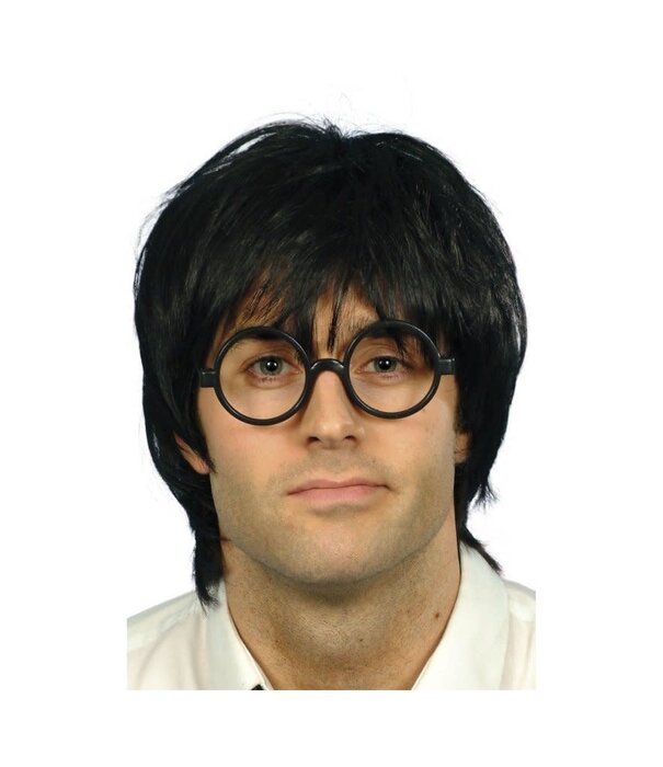 Schoolboy set wig + glasses