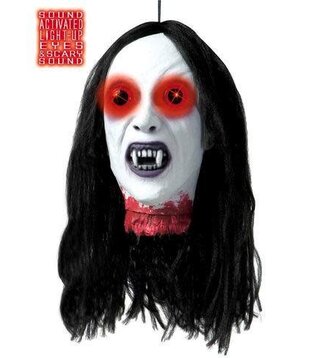 Severed vampire head light up eyes