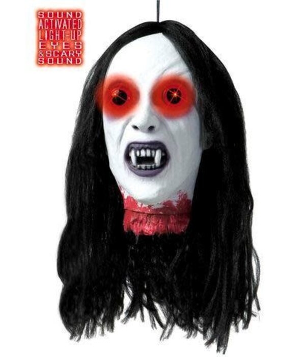 Severed vampire head light up eyes