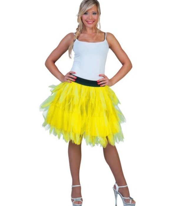 Funny Fashion Petticoat Fluo Geel