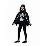 Skeleton poncho with gloves one size