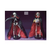 HALLOWEEN SKELETON STATUES-30 CM.-2 ST.ASS. (1 piece)