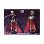 HALLOWEEN SKELETON STATUES-30 CM.-2 ST.ASS. (1stuk)