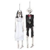 skeleton bride and groom