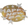 HAPPY NEW YEAR LASER DECOR.-D.50CM