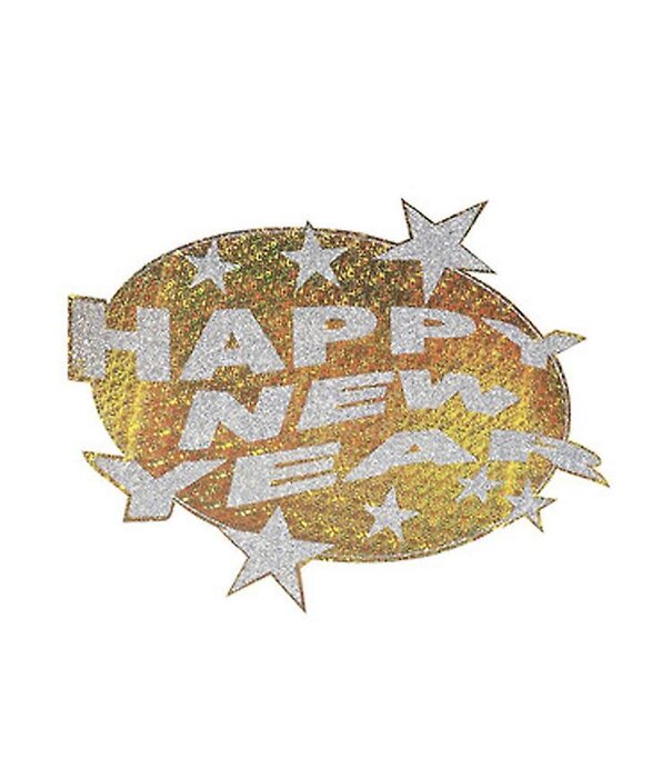 Décoration laser « Bonne année » - Diamètre : 50 cm