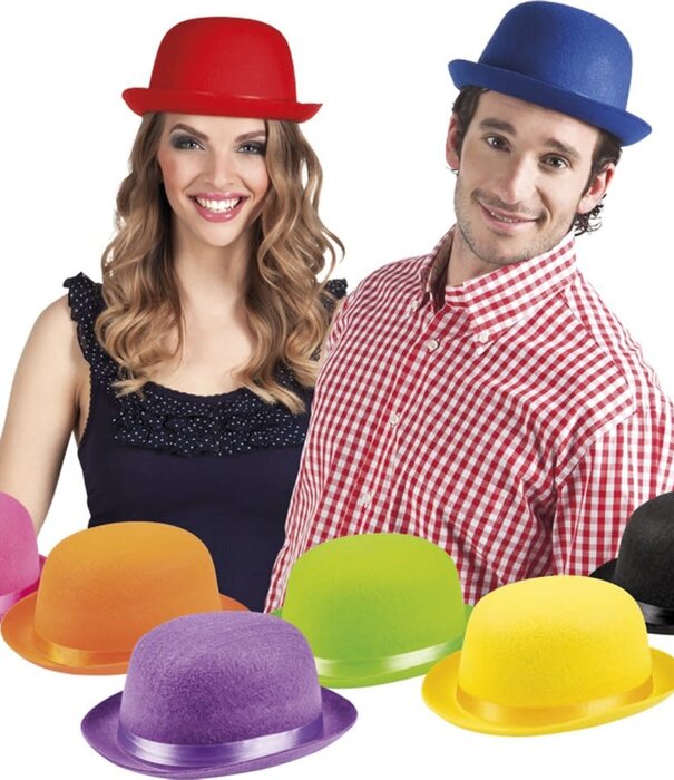 Bolhoed gekleurd (1stuk)