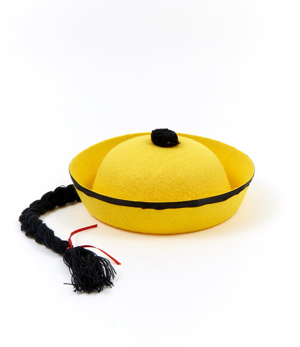 Funny Fashion hat Chinese yellow