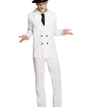 mafia costume white