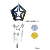 metallic decoration stars