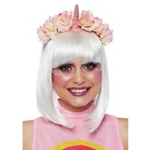Pastel Velvet Unicorn Flower Headband