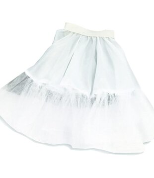 petticoat white children's size 140