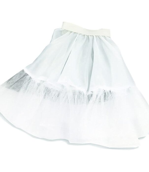 petticoat wit kindermaat 140