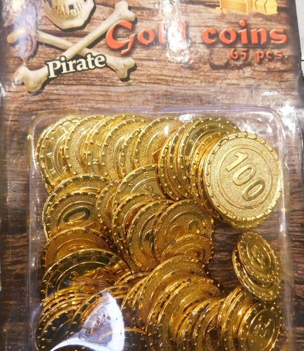 piratengeld 64 gouden muntstukken