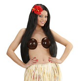 Plastic coconut bra