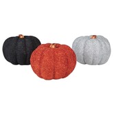 pompoen glitter zilver