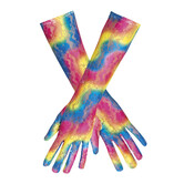 Gloves lace rainbow