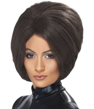 Perruque brune Posh Power