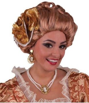 Marie Antoinette brown wig