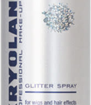 haarlak glitter zilver