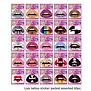 Lip Tattoo Various Multi