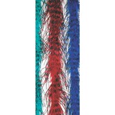 Boa Ostrich Marabou Deluxe red-burgundy/black