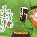 Banner st. Patrick's Day (2m20 x 74cm)